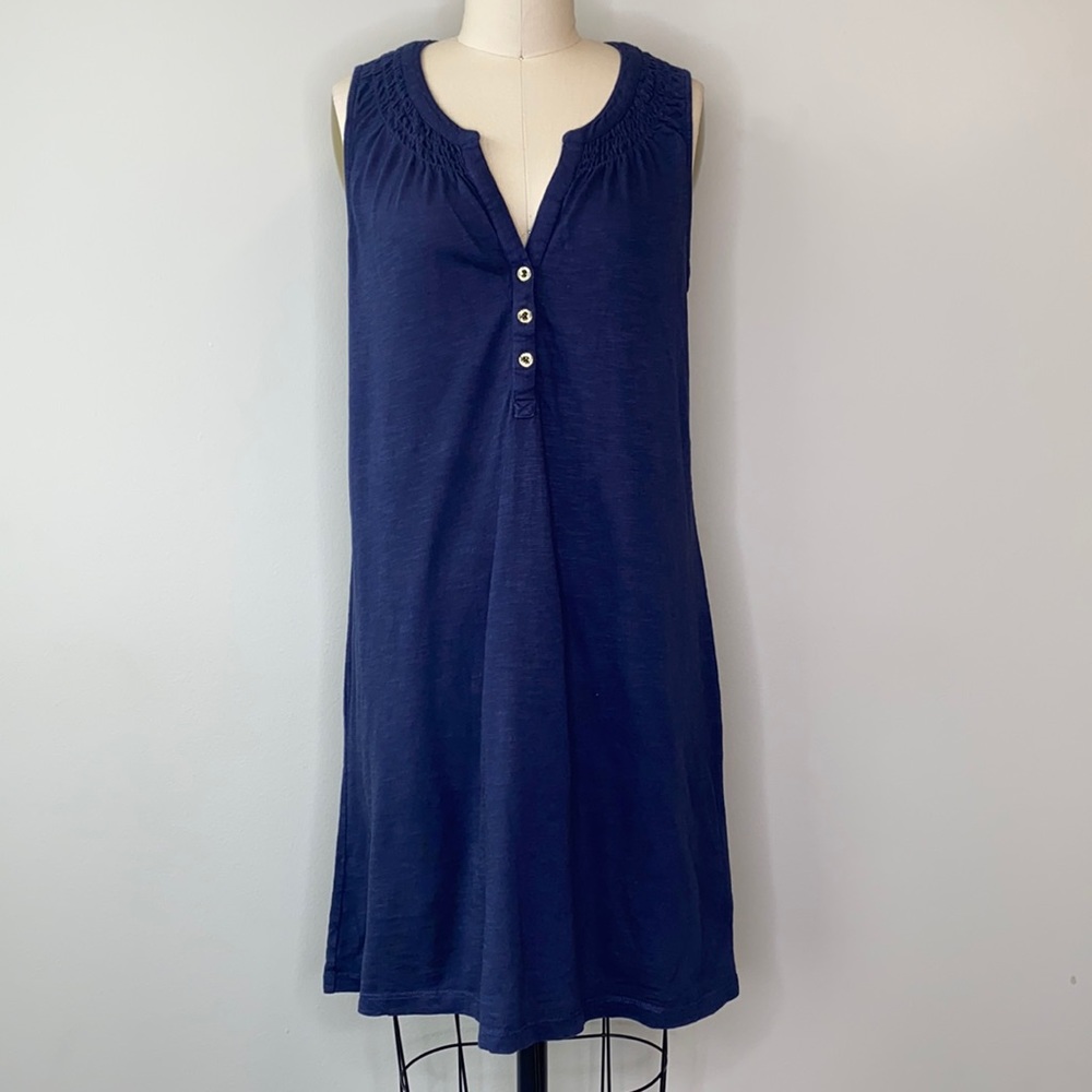 Lilly Pulitzer Blue Sleeveless Tent Dress